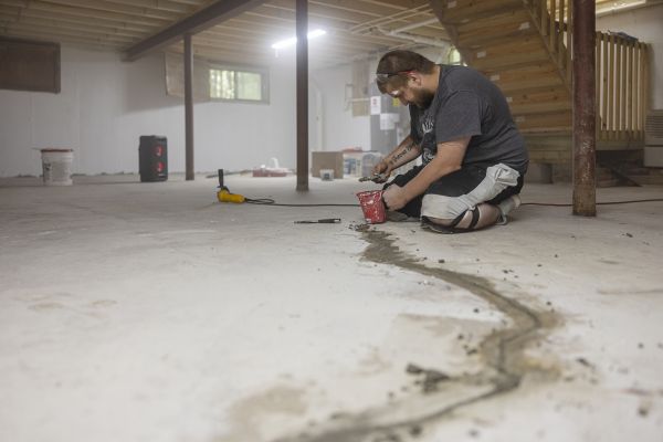 Concrete Floor Repair in Bryan
